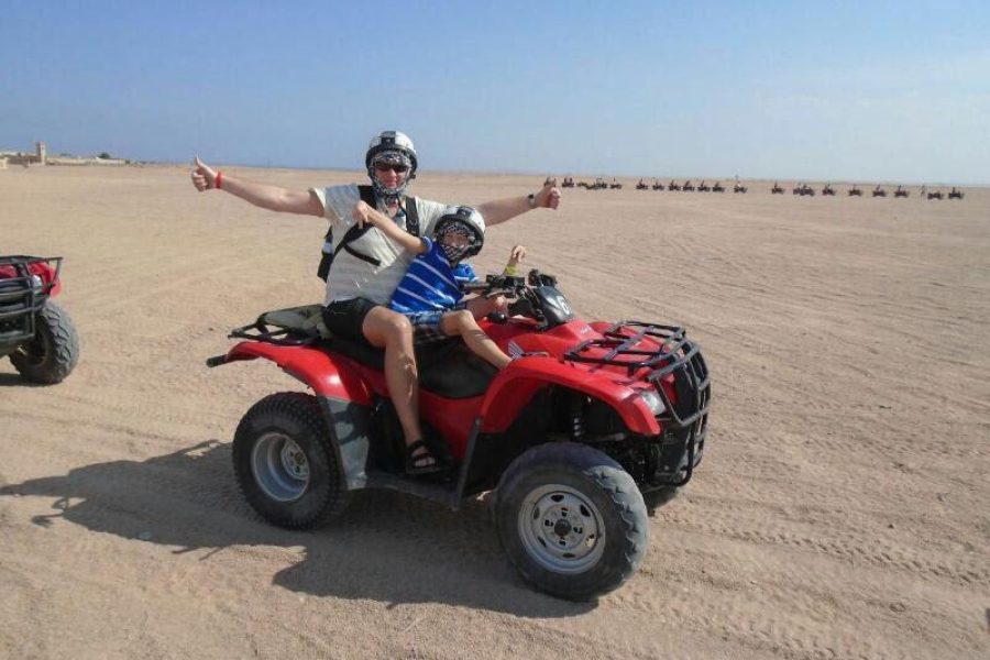 Desert Quad Bike Adventure with Camel Ride